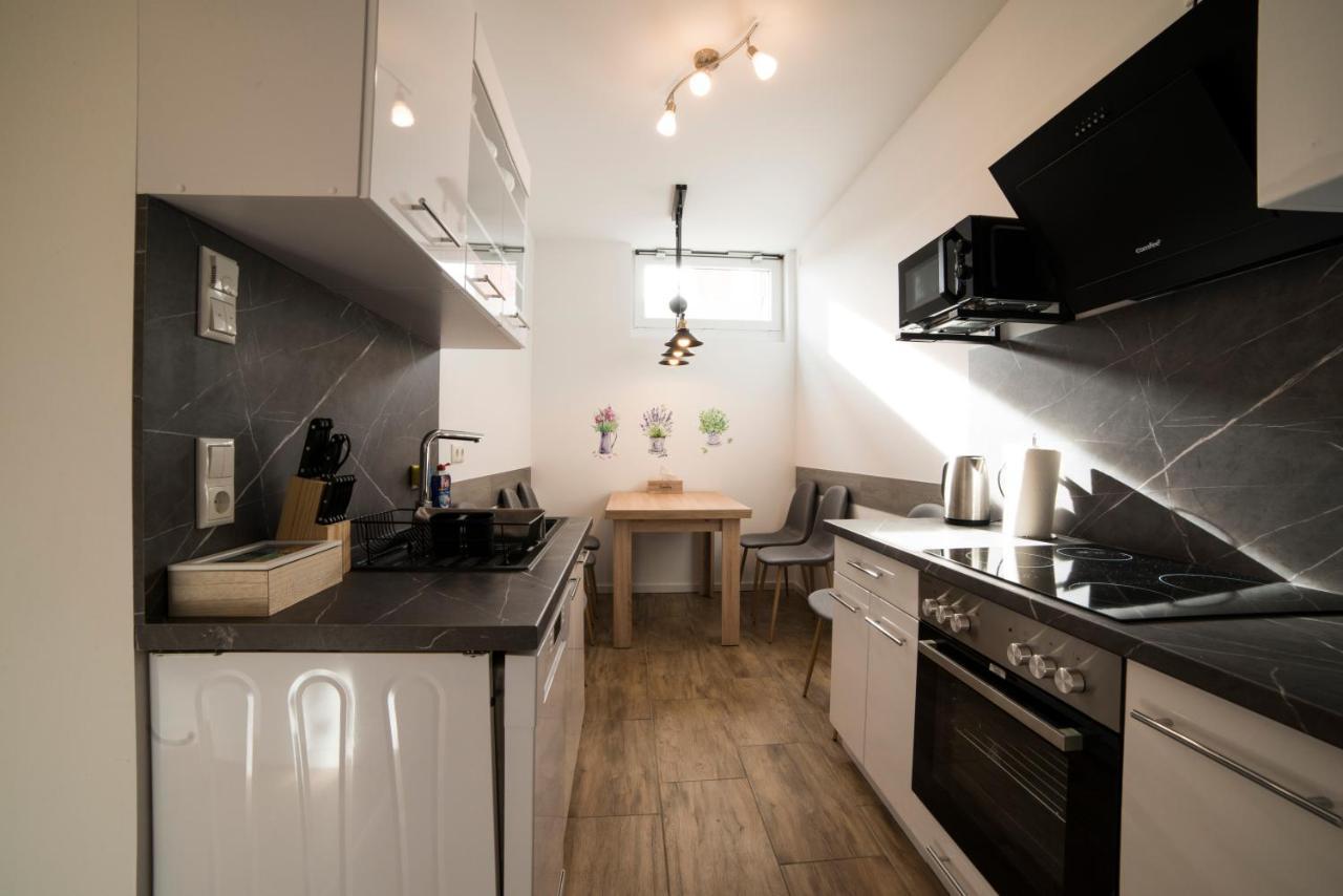 Schoene Ferienwohnung 78M2, 3 Schlafzimmer, 2 Baeder, Zentrumnah, 1Og Érfurt Exterior foto